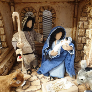 Heilige Familie Erzählfiguren Eglifiguren Maria und Josef
